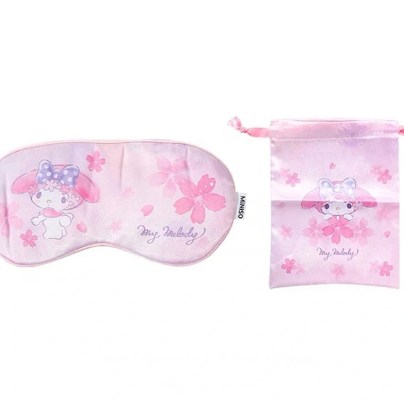 My Melody Sleeping Mask with Storage Pouch - Picture 3 of 3